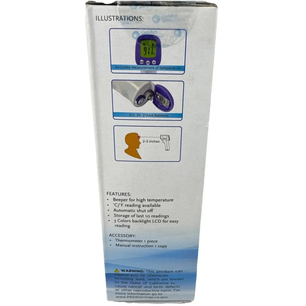 New Infrared Non‑Contact Forehead Thermometer for Adults & Babies – Digital